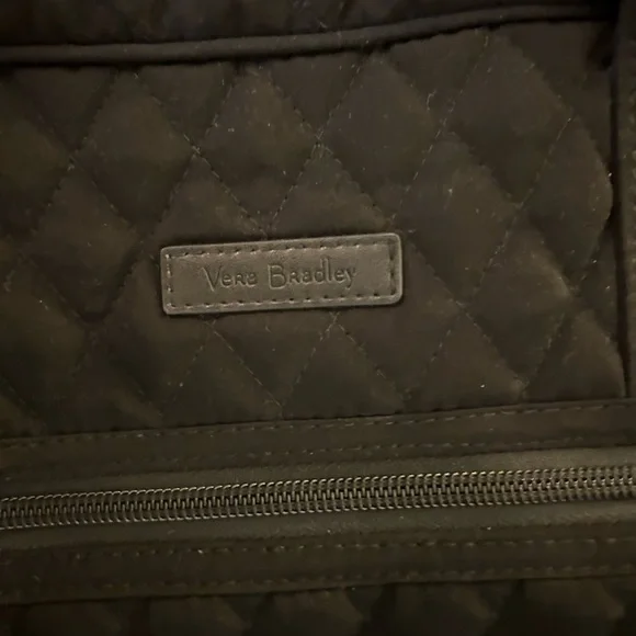 Vera Bradley Black Duffel Bag - Picture 2 of 4